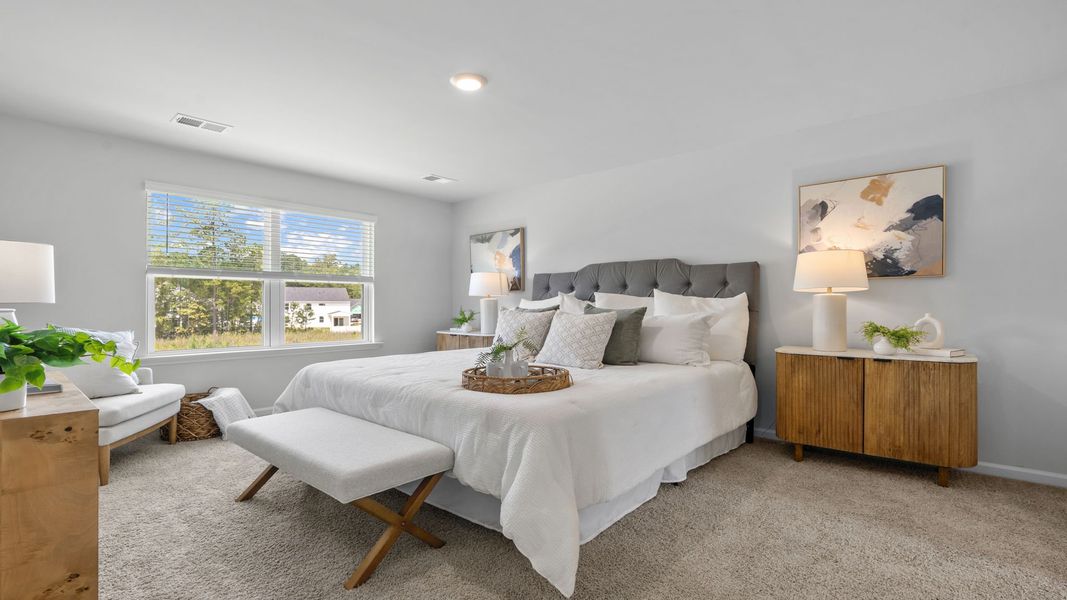 Furnished interior view inside a new home in The Retreat at East Argent, Ridgeland (Image 17).
