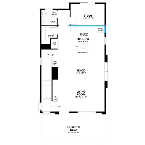 2D floor plan layout of this home in Uplands, Westminster, CO (Image 3).