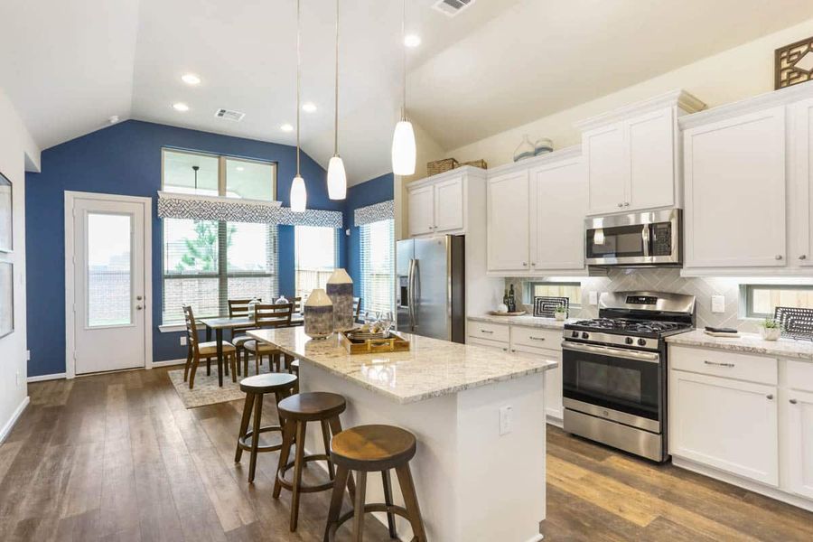 Furnished interior view inside a new home in Sienna, Missouri City (Image 15). Furnished interior view inside a new home in Sienna, Missouri City (Image 15).