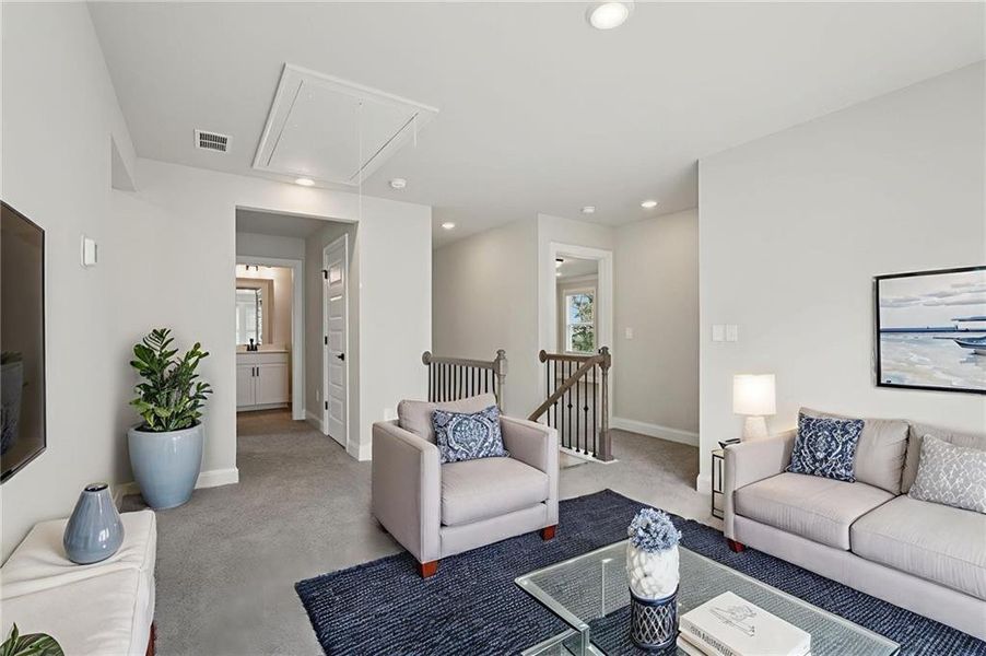 Furnished interior view inside a new home in Hemingway - Reserve Series, Cumming (Image 15).