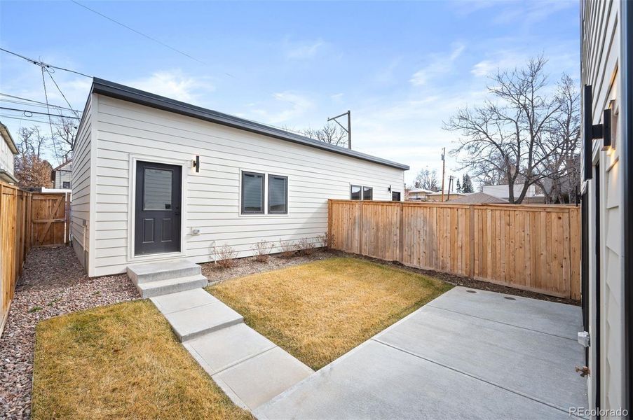 Exterior details and patio area of a home in , Denver (Image 24).