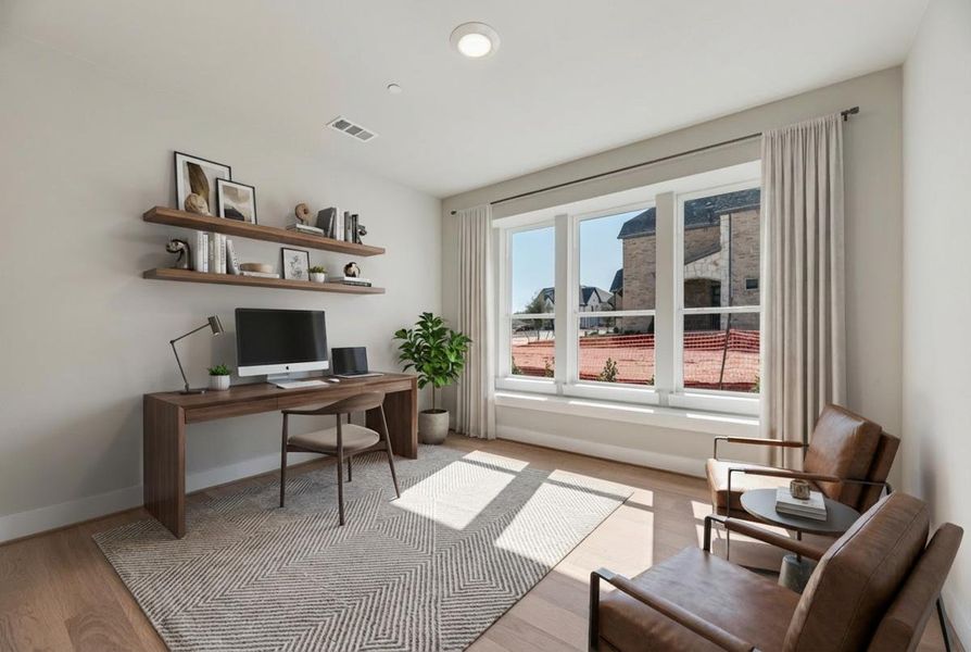 Furnished interior view inside a new home in Providence Cove, McKinney (Image 10).