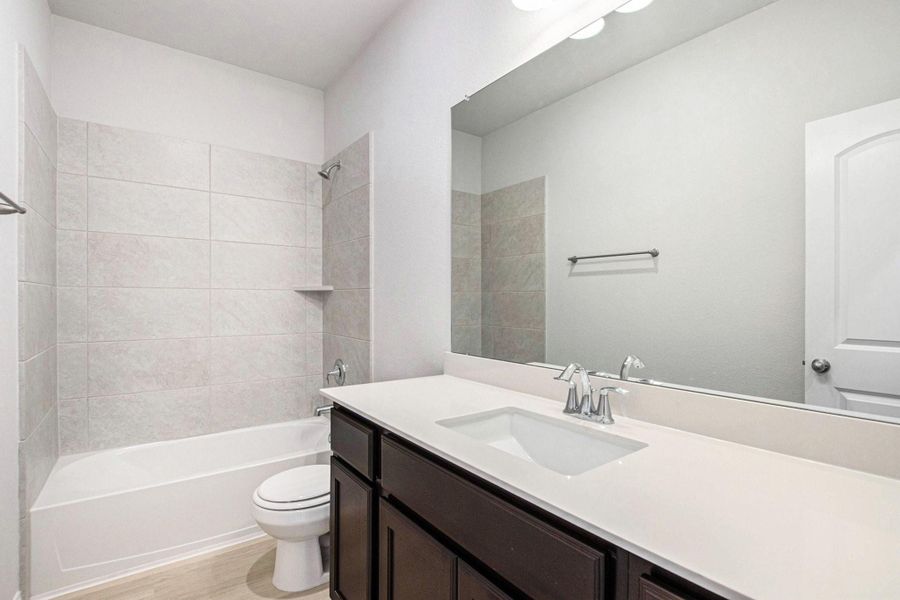 Furnished interior view inside a new home in , Bay City (Image 16). Furnished interior view inside a new home in , Bay City (Image 16).