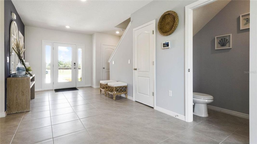 Furnished interior view inside a new home in Rivers Edge, Edgewater (Image 8).