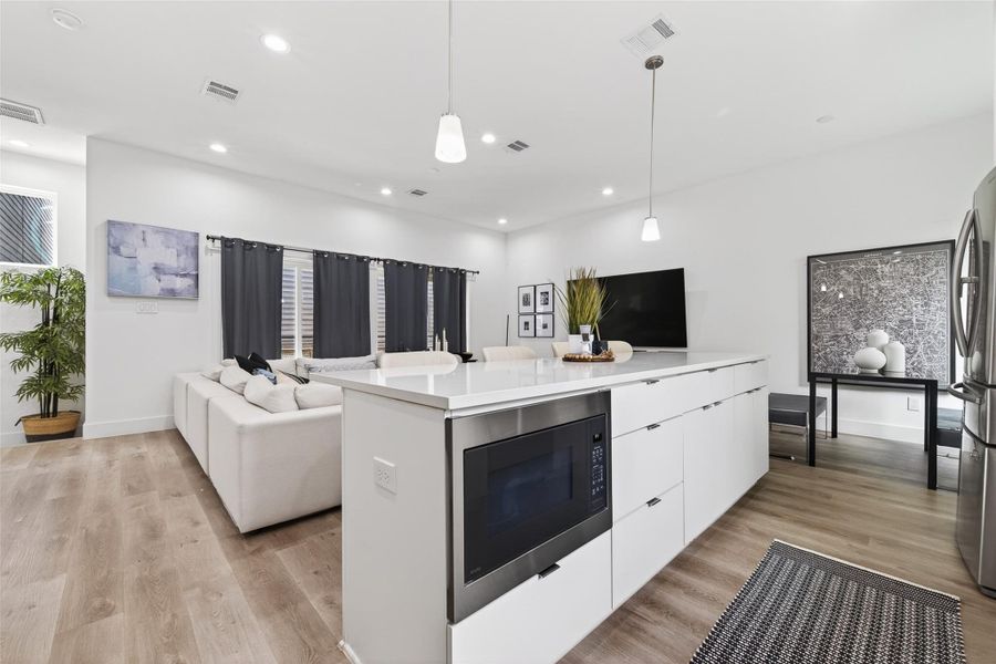 Furnished interior view inside a new home in , Houston (Image 23).