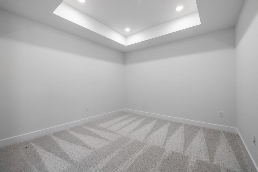 Spacious, unfurnished interior of a new home in Santa Rita Ranch - 60', Liberty Hill (Image 30). Spacious, unfurnished interior of a new home in Santa Rita Ranch - 60', Liberty Hill (Image 30).