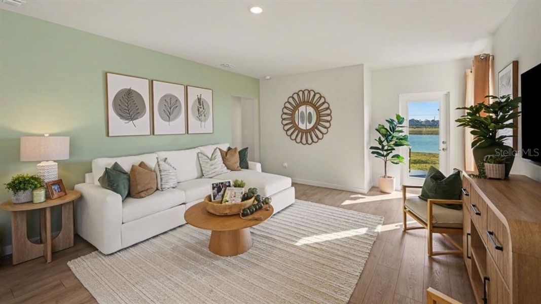 Furnished interior view inside a new home in Driftwood Bay, Port Charlotte (Image 3).