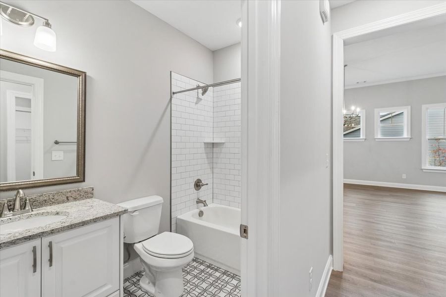 Furnished interior view inside a new home in Sinclair at Crawford Creek, Grovetown (Image 11). Furnished interior view inside a new home in Sinclair at Crawford Creek, Grovetown (Image 11).