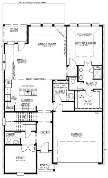 2D floor plan layout for the Wheeler by Cambridge Homes in Ribbonwood, Aubrey, TX (Image 4). 2D floor plan layout for the Wheeler by Cambridge Homes in Ribbonwood, Aubrey, TX (Image 4).