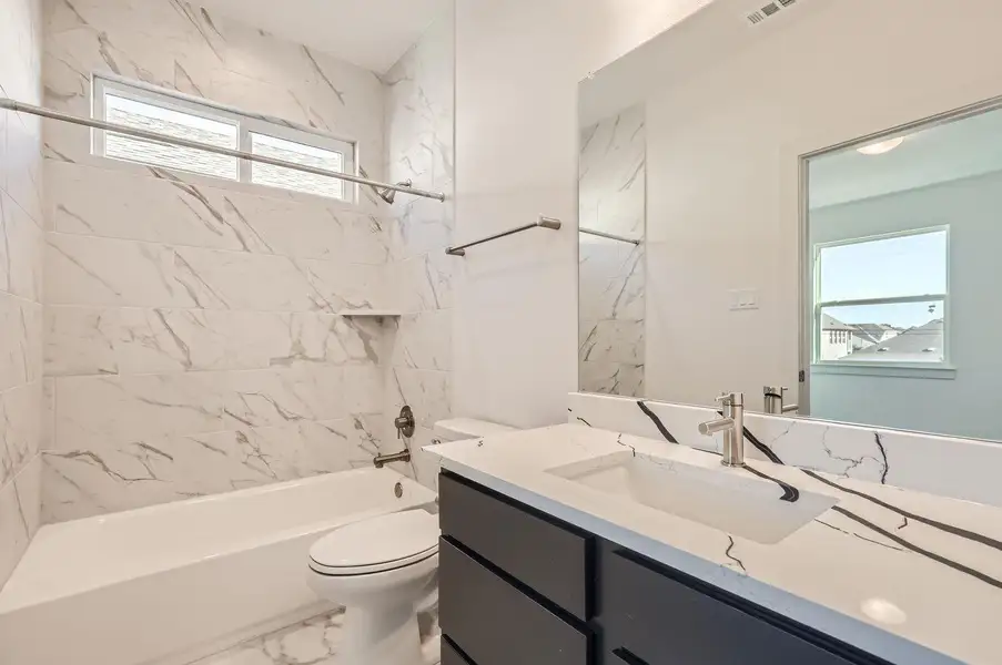 Furnished interior view inside a new home in Chester Ranch Place, Round Rock (Image 10). Furnished interior view inside a new home in Chester Ranch Place, Round Rock (Image 10).