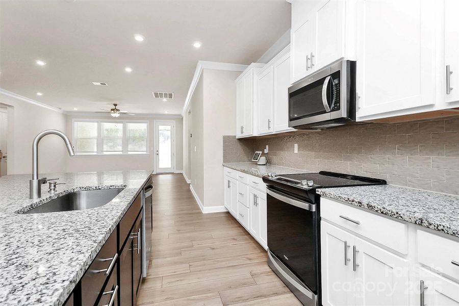 Furnished interior view inside a new home in , Mint Hill (Image 8).