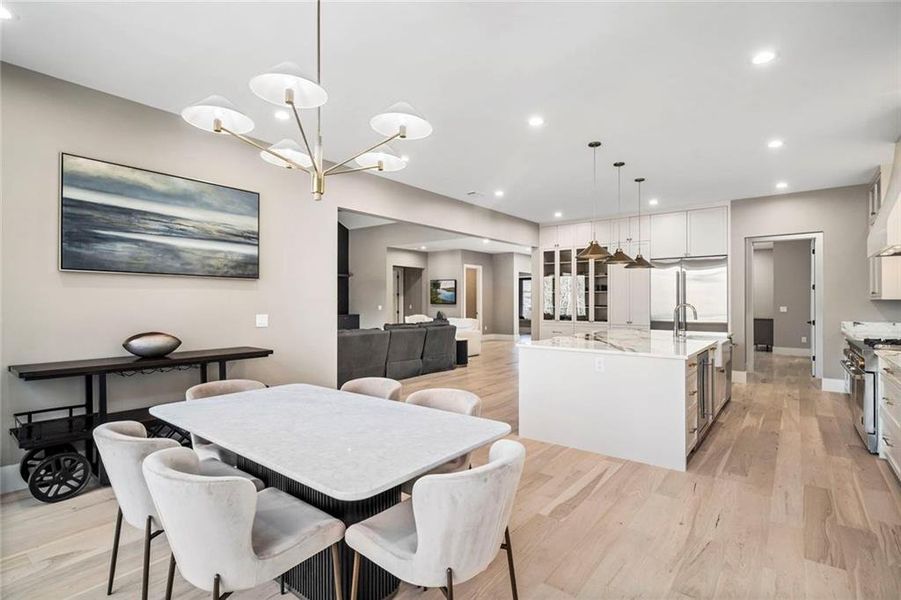 Furnished interior view inside a new home in , Alpharetta (Image 61).