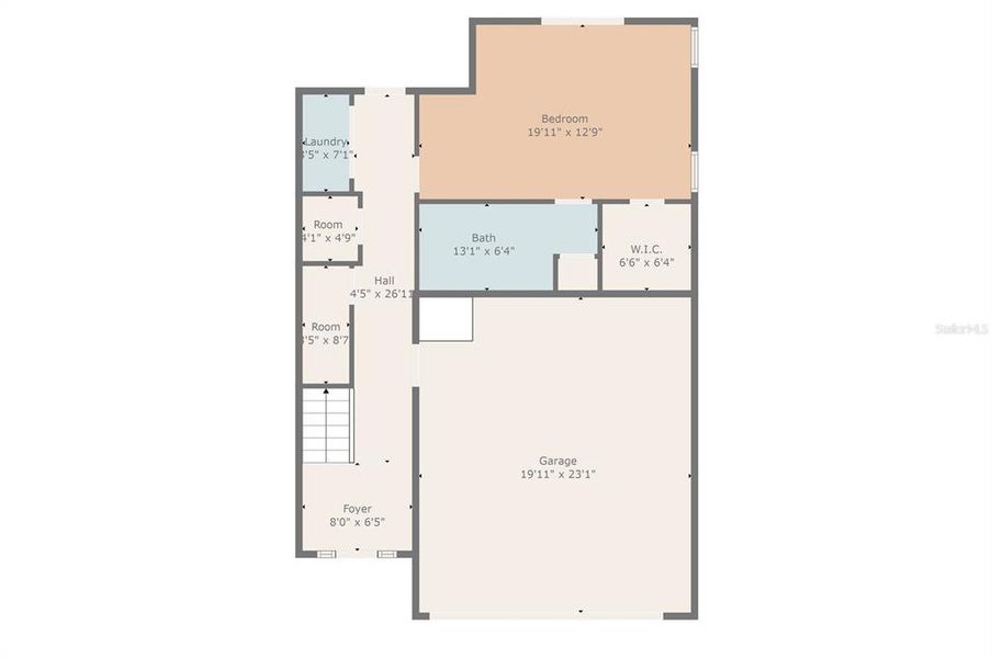 2D floor plan layout of this home in , Tampa, FL (Image 4). 2D floor plan layout of this home in , Tampa, FL (Image 4).