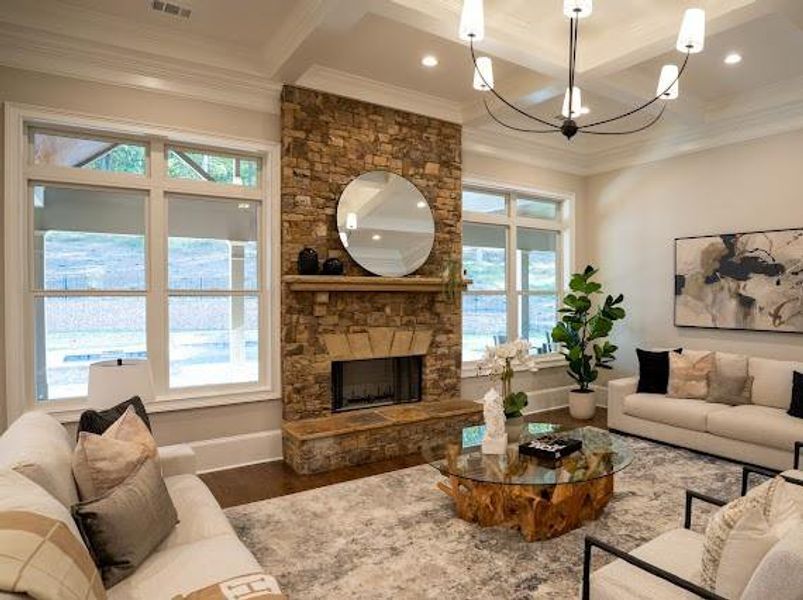 Furnished interior view inside a new home in , Athens (Image 36).