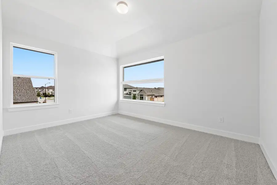 Spacious, unfurnished interior of a new home in Bridgeland, Cypress (Image 13). Spacious, unfurnished interior of a new home in Bridgeland, Cypress (Image 13).