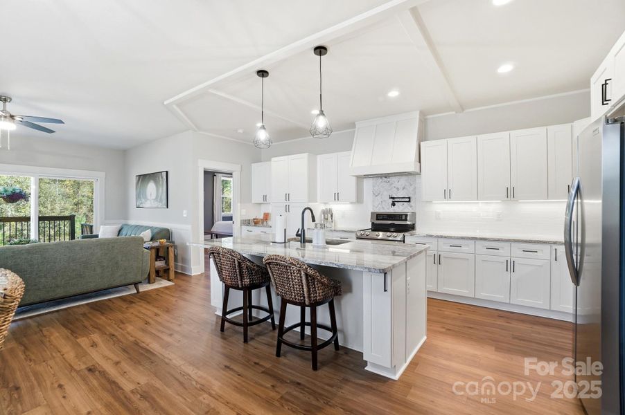 Furnished interior view inside a new home in , Clover (Image 17).