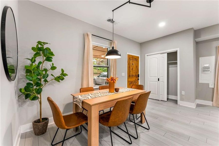 Furnished interior view inside a new home in , Atlanta (Image 15).