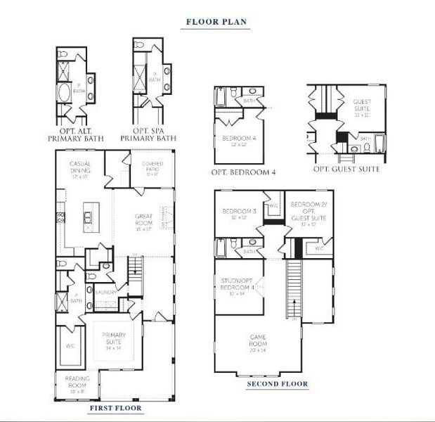 2D floor plan layout of this home in Arbor Village, Matthews, NC (Image 3). 2D floor plan layout of this home in Arbor Village, Matthews, NC (Image 3).