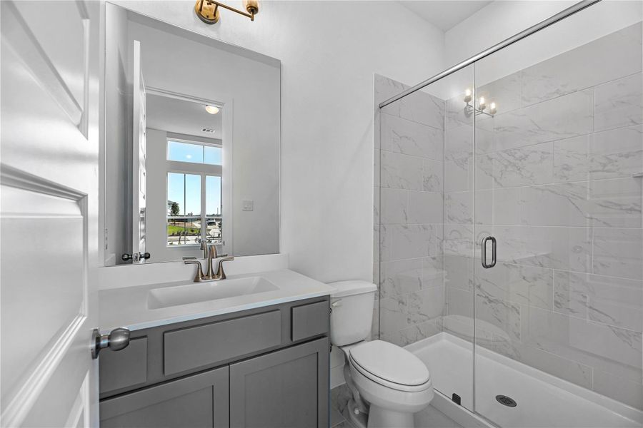 Furnished interior view inside a new home in Austin Point, Richmond (Image 9).