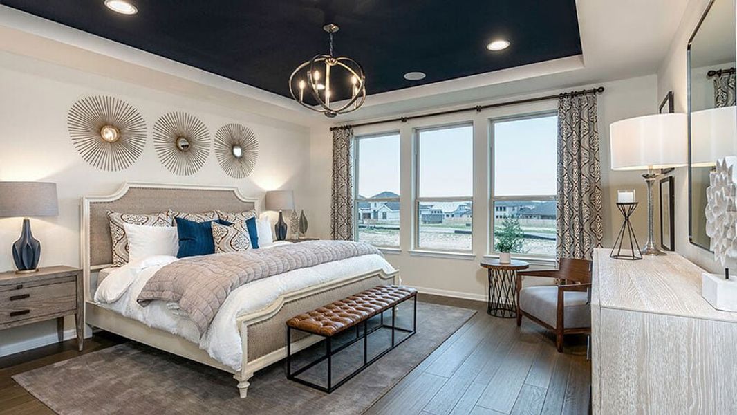 Furnished interior view inside a new home in Parkside on the River, Georgetown (Image 4).