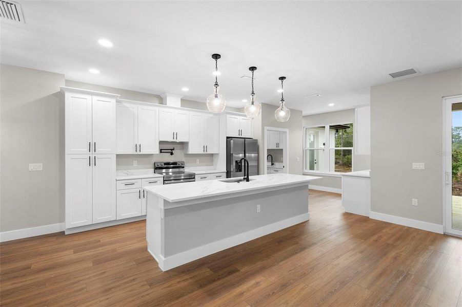 Furnished interior view inside a new home in , Eustis (Image 6).