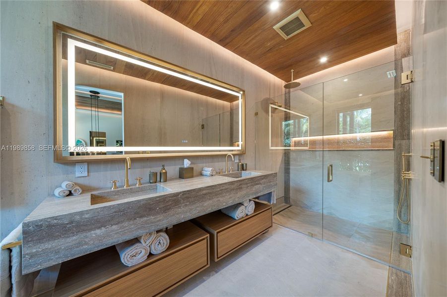 Furnished interior view inside a new home in , Miami (Image 7). Furnished interior view inside a new home in , Miami (Image 7).