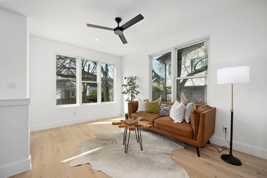 Furnished interior view inside a new home in , Austin (Image 34).