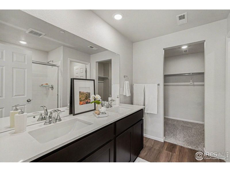 Furnished interior view inside a new home in Poudre Heights: The Meadow Collection, Windsor (Image 11).