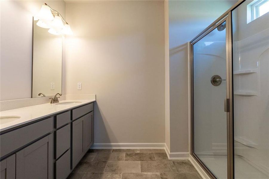 Furnished interior view inside a new home in The Andros, Dalton (Image 11).