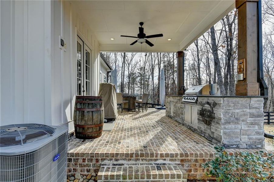 Exterior details and patio area of a home in , Ball Ground (Image 28).