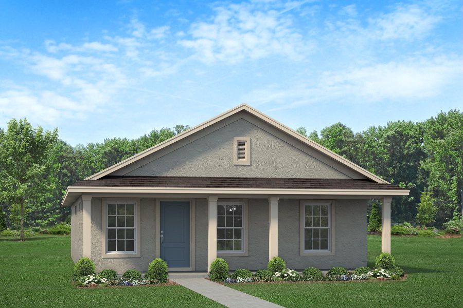 Representative exterior photo of a completed home built from the Plan 1309 by Adams Homes in Spring Forest, Goldsboro, NC (Image 1).