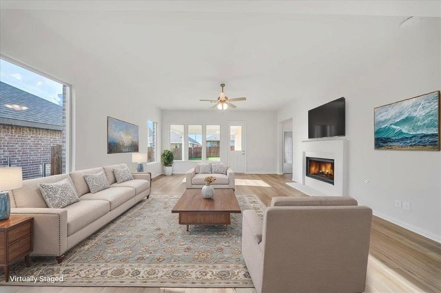 Furnished interior view inside a new home in Liberty Pointe, Gainesville (Image 11). Furnished interior view inside a new home in Liberty Pointe, Gainesville (Image 11).