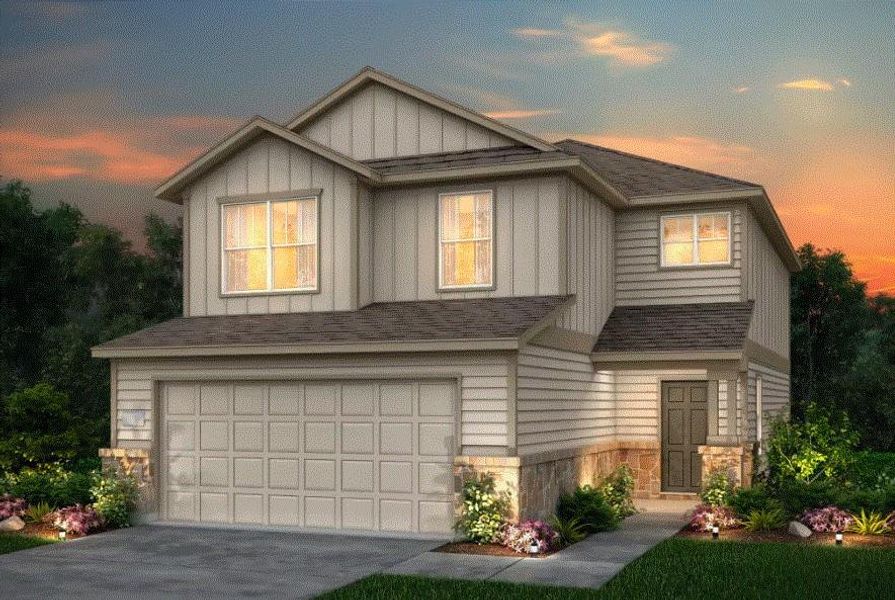 Centex Homes, Camelia elevation I, rendering