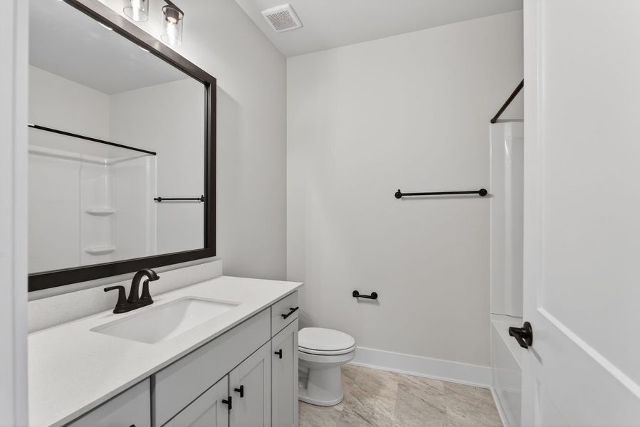 Furnished interior view inside a new home in Crystal Village, Albemarle (Image 6).
