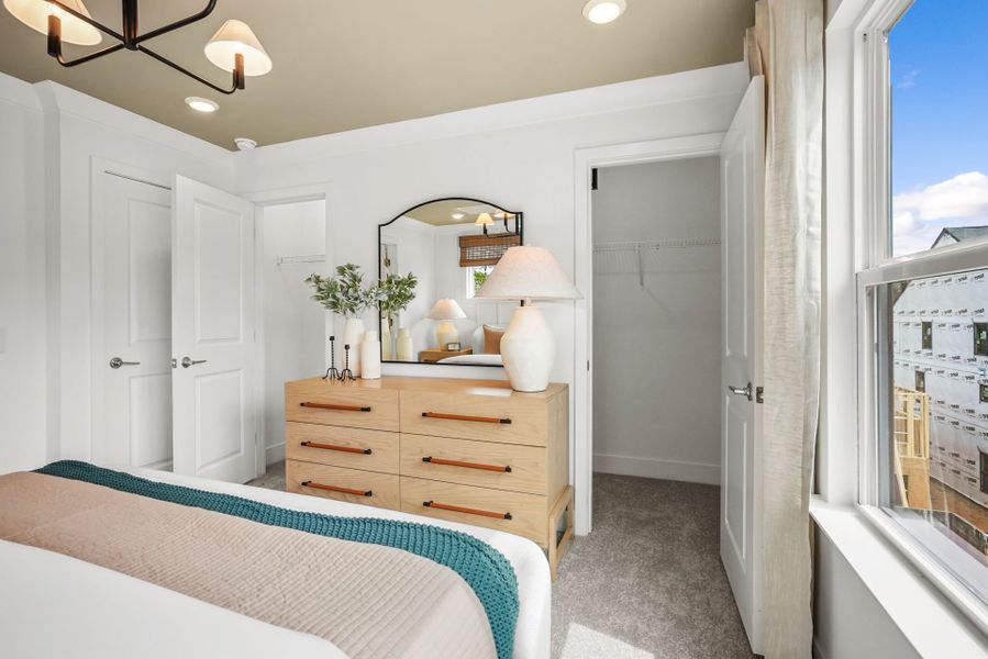 Representative furnished interior of a home built from the Evans by Pulte Homes in West End Heights, Charlotte (Image 13).
