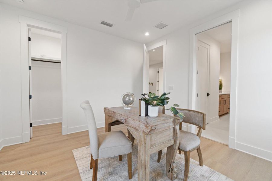 Furnished interior view inside a new home in , Jacksonville Beach (Image 17). Furnished interior view inside a new home in , Jacksonville Beach (Image 17).
