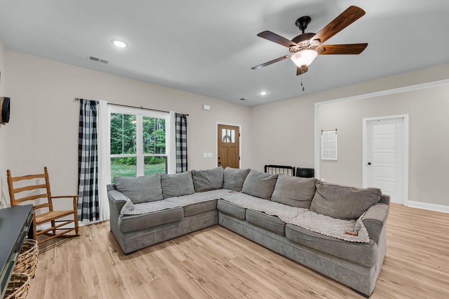 Furnished interior view inside a new home in , Smoaks (Image 6).