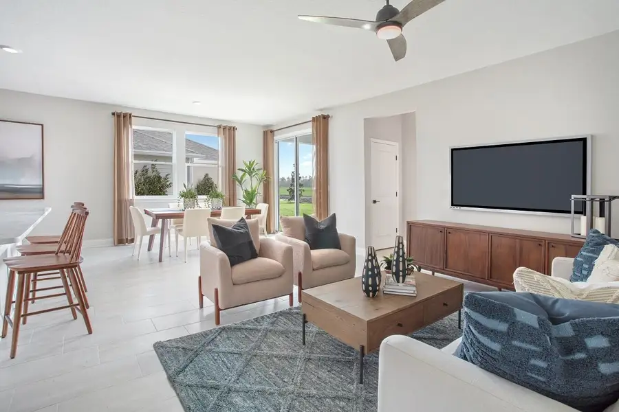 Representative furnished interior of a home built from the 1638 Modeled by KB Home in Maplewood, St. Augustine (Image 4).