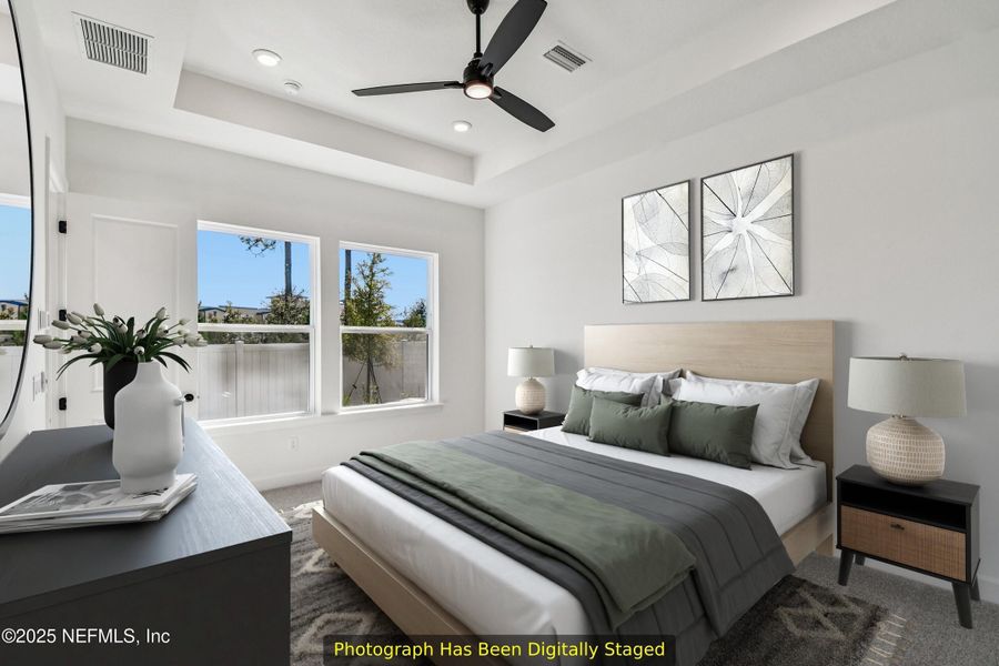 Furnished interior view inside a new home in Crosswinds 40’, Ponte Vedra (Image 7).