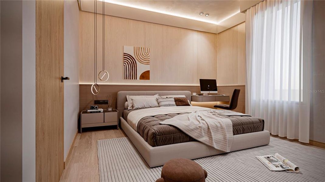 Furnished interior view inside a new home in , Punta Gorda (Image 8).