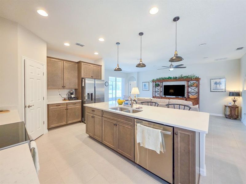 Furnished interior view inside a new home in Matanzas Cove, Palm Coast (Image 31).