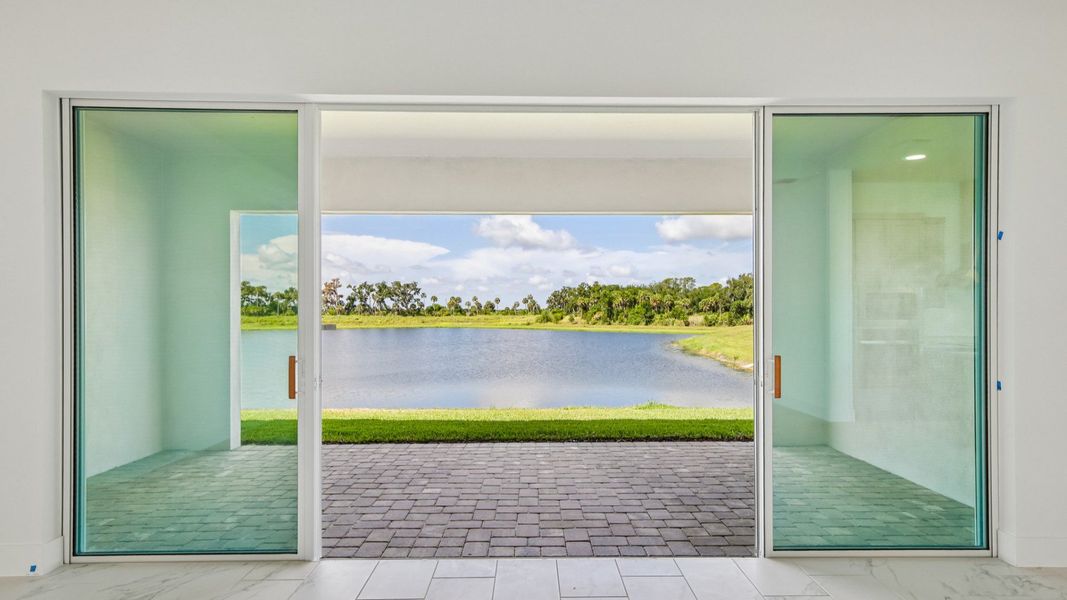 Furnished interior view inside a new home in Biscayne Landing at Seaire, Parrish (Image 28).