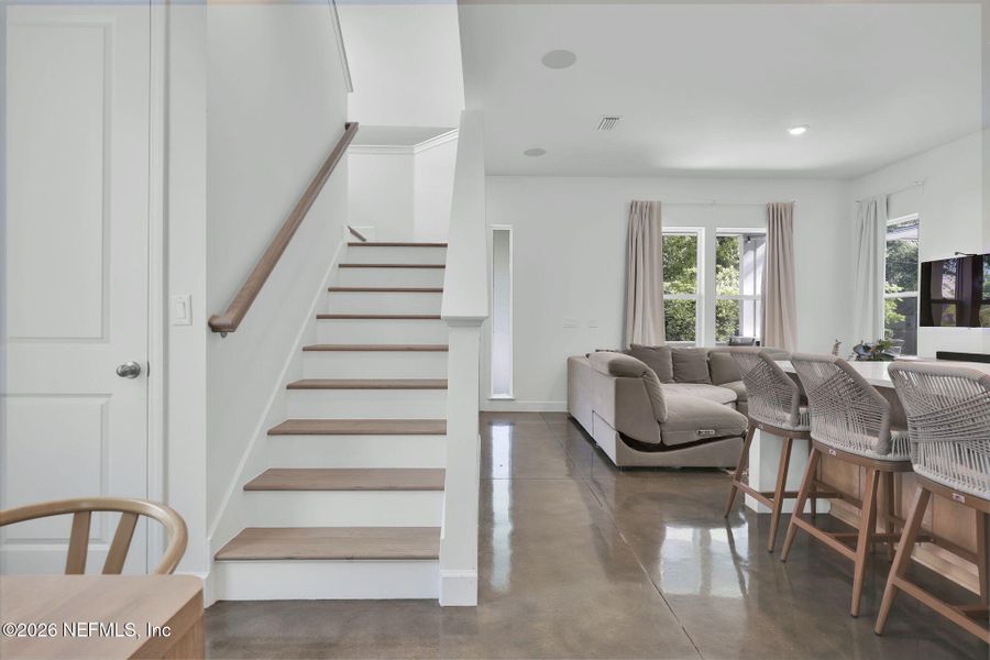 Furnished interior view inside a new home in , Jacksonville (Image 15).