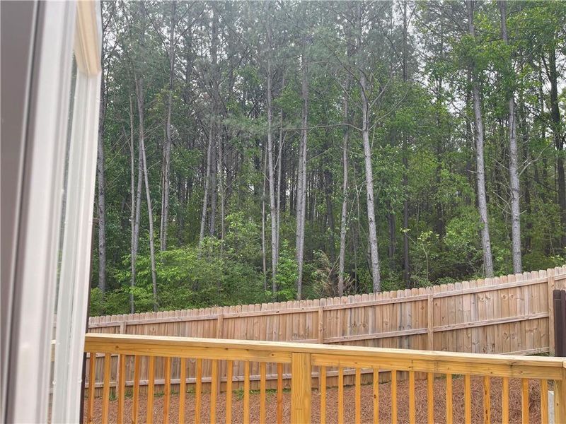 Exterior details and patio area of a home in The Collection at Wolf Creek, Lawrenceville (Image 4).