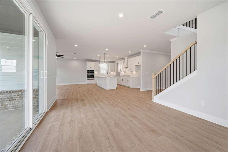 Spacious, unfurnished interior of a new home in The Paddocks at Doc Hughes, Buford (Image 35).