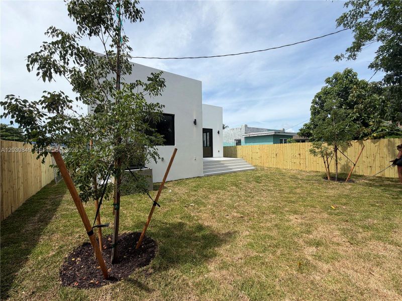 Exterior details and patio area of a home in , Miami (Image 3). Exterior details and patio area of a home in , Miami (Image 3).