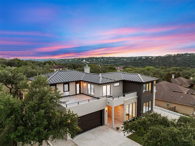 Front exterior of a new home in , Austin, TX, highlighting curb appeal (Image 22). Front exterior of a new home in , Austin, TX, highlighting curb appeal (Image 22).