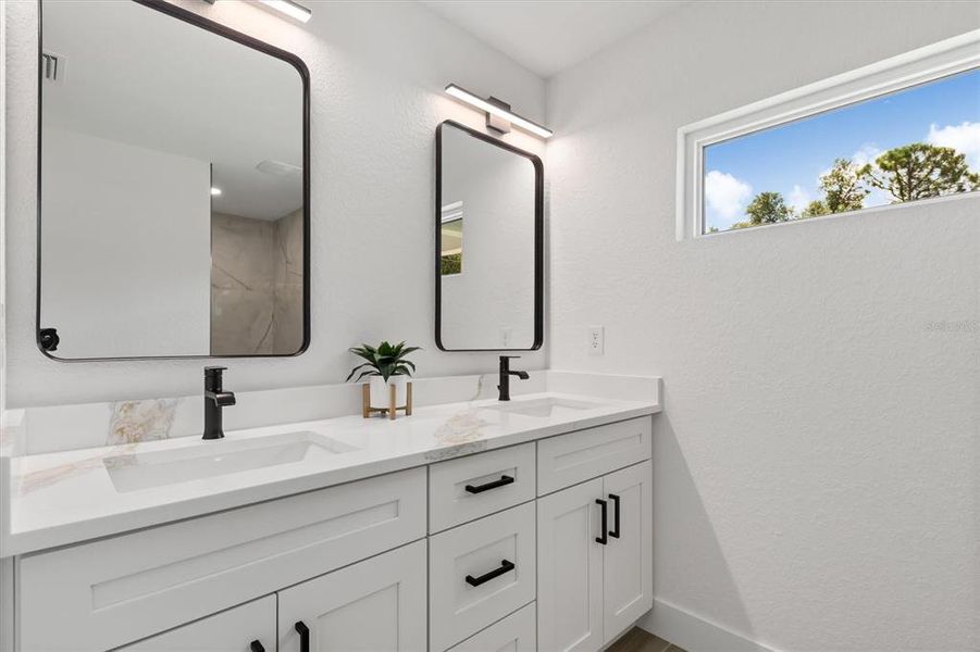 Furnished interior view inside a new home in , Port Charlotte (Image 17). Furnished interior view inside a new home in , Port Charlotte (Image 17).