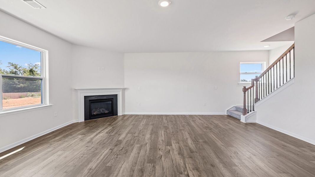 Spacious, unfurnished interior of a new home in Chestnut Ridge, Greenville (Image 22). Spacious, unfurnished interior of a new home in Chestnut Ridge, Greenville (Image 22).