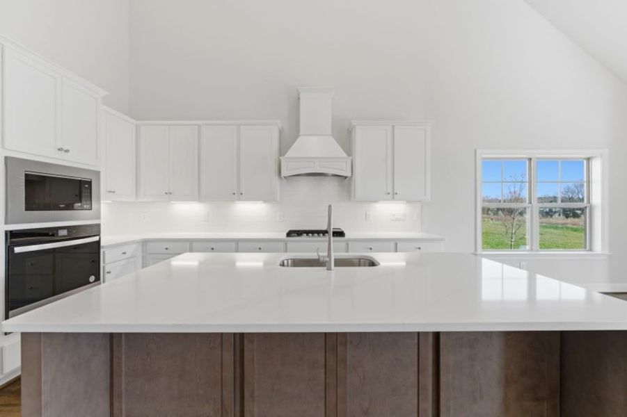 Representative furnished interior of a home built from the Hampton by Keystone Homes NC in Preserve at Carriage Cove, Oak Ridge (Image 18).